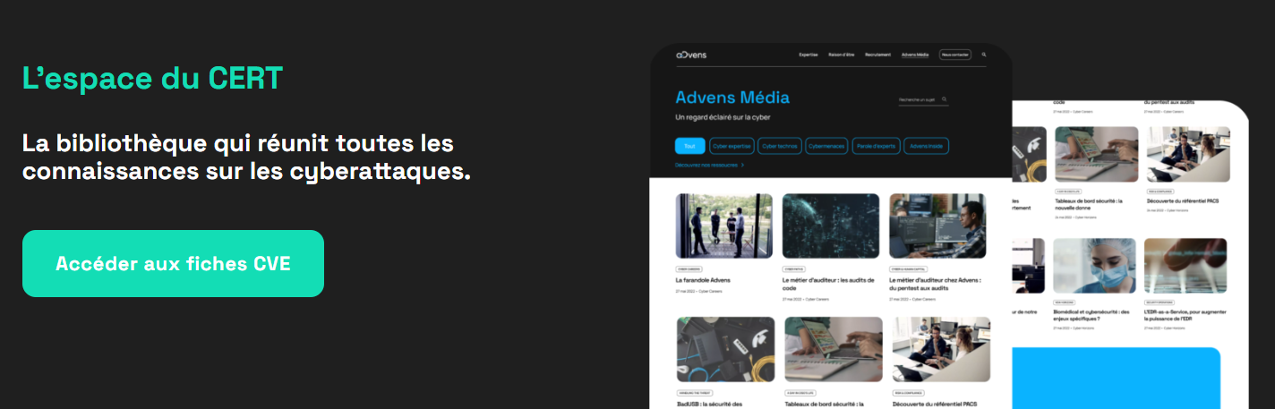 Découvrir les bulletins du CERT Advens